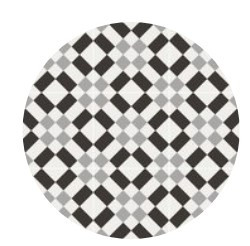 Sant Agostino Patchwork B&W Pattern 2